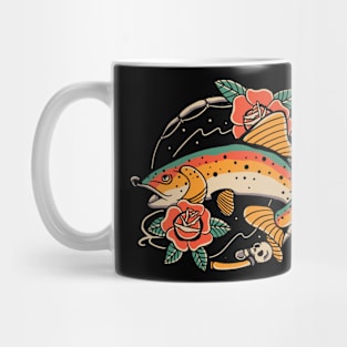 daily routine fishing Mug